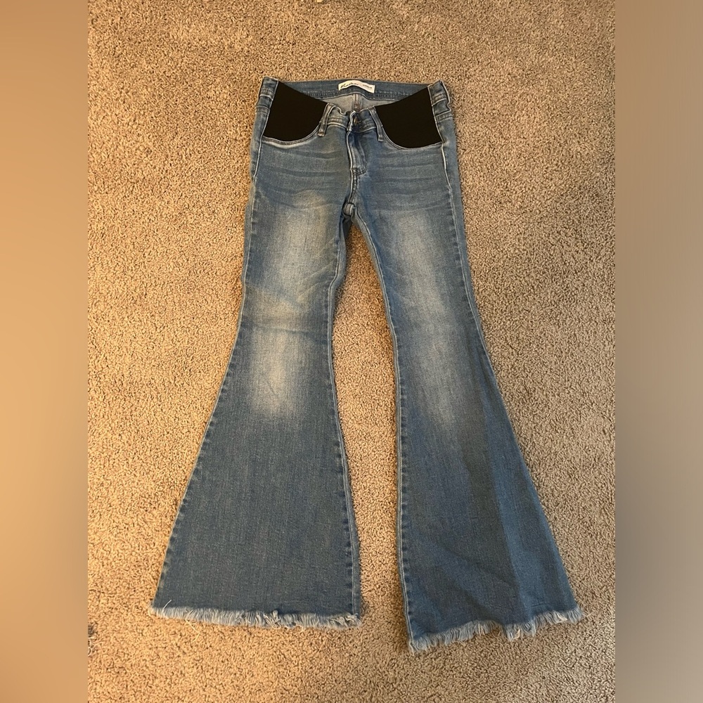 Kancan Flare Maternity Jeans